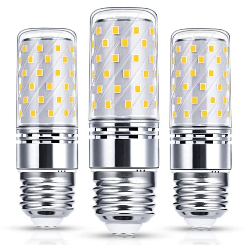 EvaStary E27 LED Mais Birne, 12W E27 LED Warmweiß Maiskolben Lampen 3000K 1450LM Ersetzt Glühbirnen 120W, E27 Edison-Schraube Energiesparlampe Kleine Leuchtmittel, Nicht Dimmbar, 3er-Pack
