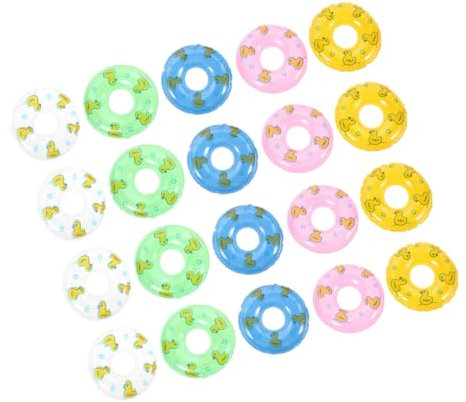 WHAMVOX 20 Mini Schwimmring Schwimmring Spielzeug Mini Requisiten Ornamente Requisiten e Winzige e