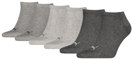 Puma Invisible sneaker - Calcetines tobilleros unisex, pack de 3