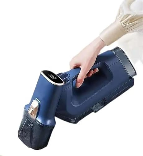 Eliminador de manchas de tapicería, máquina limpiadora de alfombras portátil de mano, equipo de limpieza profunda de sofás de alfombras recargable con panel táctil inteligente, for muebles, sofás, col