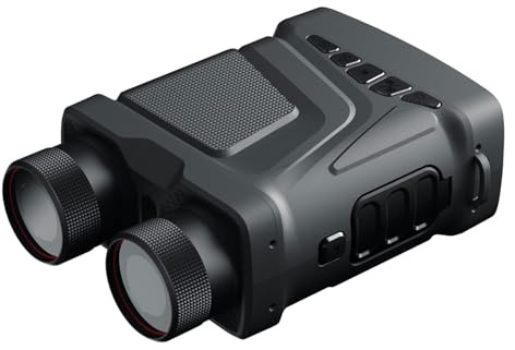 Monocular digital de visión nocturna mejorado para la oscuridad 10X Zooming recargable para caza de adultos