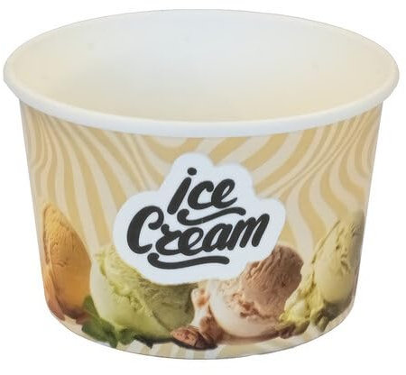 VEPATIM 250 Eisbecher 175 ml bedruckt ICE CREAM Ø85 mm 50 Stück