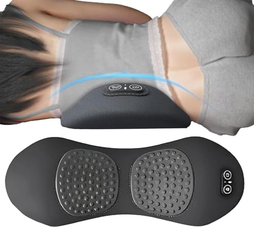 szaluyk Massagegerät für den Rücken zur Entspannung - 3D Knetmassage Kissen Für Rücken,Massagekissen mit Lendenstütze als Ruhekissen für Familie, Jugendliche & Erwachsene