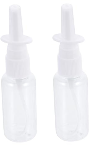 TOBBOMEY Nasal Irrigator and Manual Nose Cleaner for Boys and Girls 20ml Pet Spray Bottles Practical Nasal Washers and Saline Rinse 2pcs Set for Newborn and Toddler Hygiene