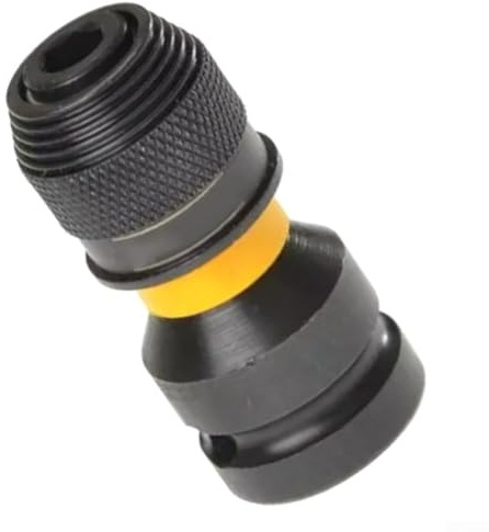 YobiLife Adaptador de broca para llave de impacto DeWalt de 1/2 a 1/4 pulgadas DT7508 QZ compatible con DT7508-QZ accesorio de herramientas