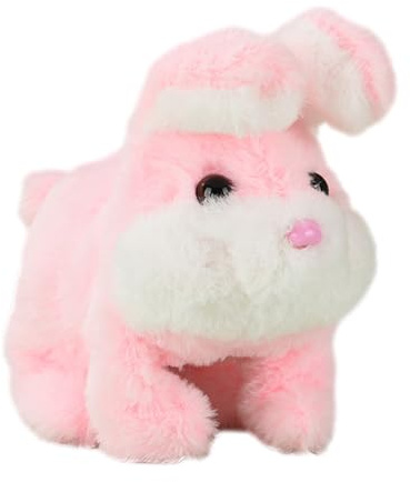 Interactive Pet Plush Rabbit Walking with Sound - Interactive Toys in the Shape of a Rabbit | Ideal for Girls, Boys and Girls, for Easter, Birthdays and Christmas