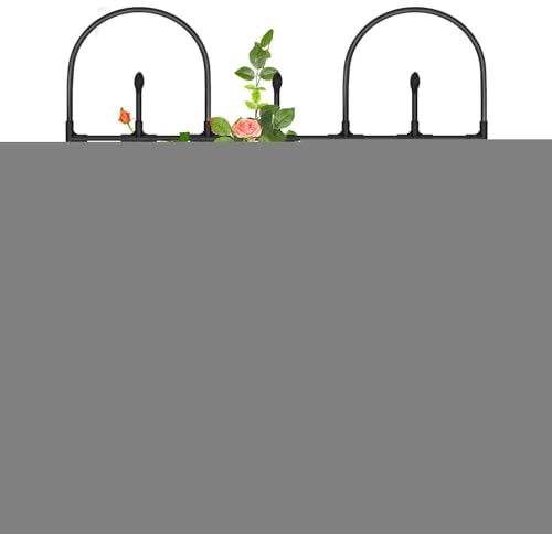 Graticcio da Giardino per Piante Rampicanti,Graticcio Metallico Verticale per la Crescita | per Viti Rampicanti,per Giardino Balcone Pomodori Fiori Vite Clematide Cetriolo