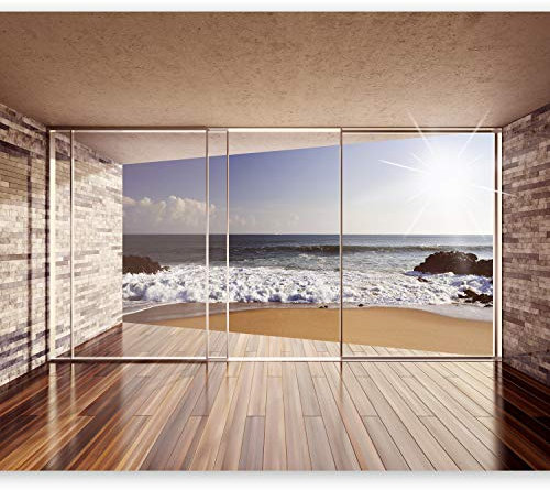 Fotomurales B&D XXL - 350x256 cm XXL Papel pintado tejido no tejido Decoración de Pared decorativos Murales moderna Diseno Fotográfico Paisaje Mar c-B-0058-a-b