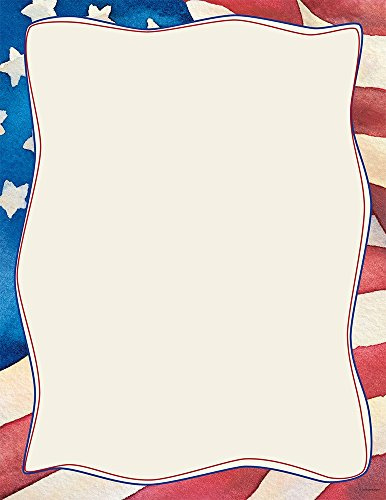 Great Papers! Patriotic Letterhead, 80 Count, 8.5x11 (2014235)