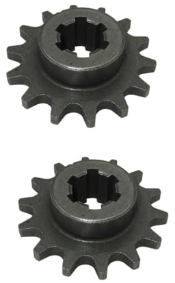 XLJOY 2pcs T8F 14 Tooth Front Clutch Gear Box Chain Sprocket Pinion for 47c 49cc Mini Dirt Bike