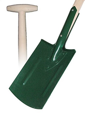 POKM Toolsmarket GmbH Spaten Gärtnerspaten Gartenspaten Spitzspaten T Griff Geharteter Stahl K_168