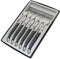 Pradel Excellence - 7210G-6NT - Boîte de 6 Fourchettes - Acier Inoxydable - Manche Gris Marbré - Boîte Vitrine - Élégance et Praticité - Dimensions 25.7 x 16.7 x 2 cm