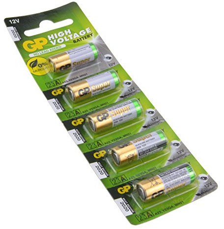 kenable GP Hoch Voltzahl Batterie 23a 12v Für Fernsteuerung Fobs [5 Stück]