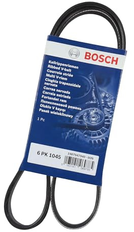 Bosch 6PK1045 - Gerippter Keilriemen - 1987947940 | Kompatibel mit: ALFA ROMEO 145, 146, 147, 155, 156, 156 Sportwagon, GTV, SPIDER, CITROËN C3 II, FIAT BARCHETTA, BRAVA