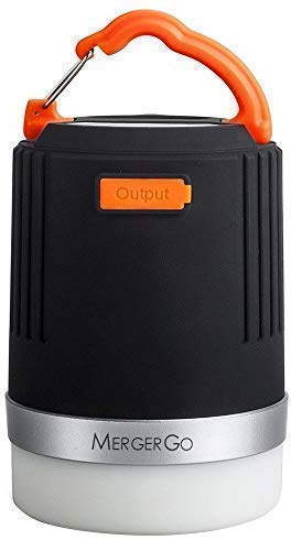 Rechargeable Camping Lantern, New Capacity 10400mAh Power Bank, Portable and Waterproof ,Super Bright, SOS Emergency Strobe for Camping,Hiking,Fishing (Black)