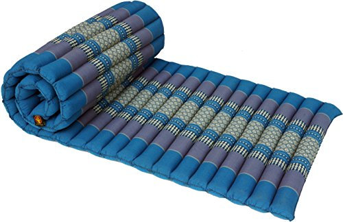 Guru-Shop Estera Enrollable Tailandesa con Relleno de Kapok, Algodón, 4x55x180 cm, Colchonetas Tailandesas/Colchonetas Para Tumbonas
