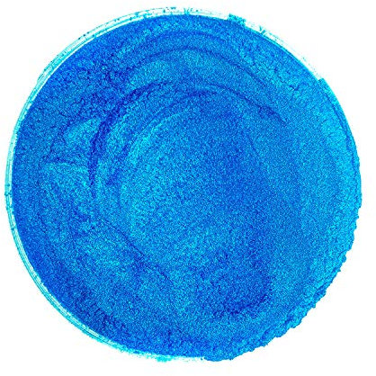 Effektpigment COBALT BLUE PEARL Perlglanz Metallic Farbpulver Pigment für Epoxidharz Autolack Sprühfolie Nail Art Aquarell Kosmetik Seife Puder, (25 Gramm)