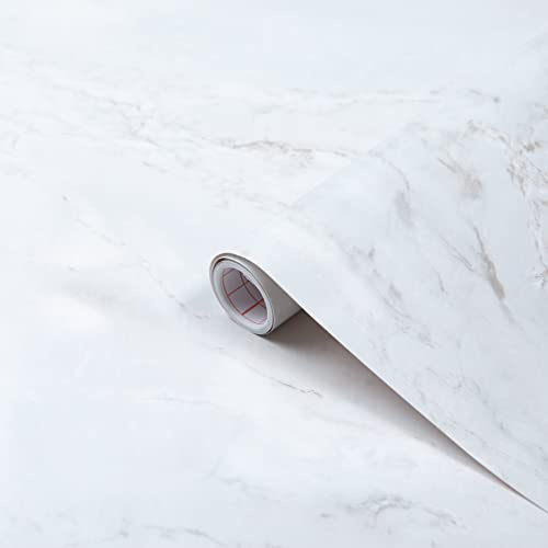 d-c-fix Película Adhesiva para Muebles – Blanco Mate 67,5 cm x 15 m | film adhesivo decorativo de fácil limpieza para cocina, armarios, mesas y alféizares – moderno y duradero