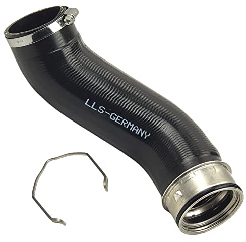 LLS-GERMANY Ladeluftschlauch kompatibel mit VW T5 Transporter | 2.5 TDI, 2461 ccm, 130-174 PS, einbaufertig inkl. Dichtung/Schelle, OEM 7H0145790F, 7H0145790B, 500576, 8196575, 96575