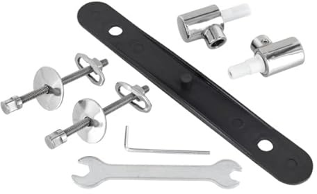 Ideal Standard - Multi Suites, Set di cerniere per sedile copriwater slim a chiusura rallentata serie 21 in acciaio inox, TV112AA, Cromato