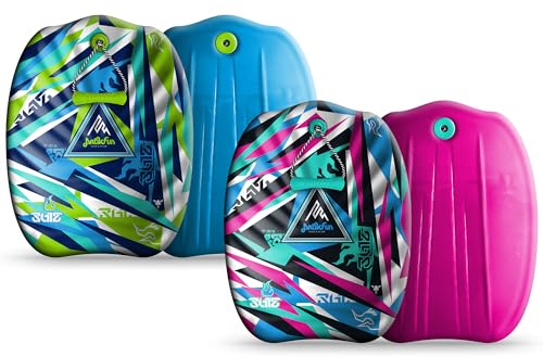 Artikfun 24in Junior Sled Two Pack| Graphic top Deck with High Density Slick Bottom | for Youth and Adults | 3D Molded Foam Construction | Outdoor use for Winter or Summer | Snow Sled and Many uses