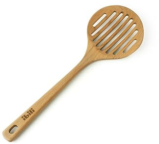 IBILI - Schaumlöffel aus Holz, 34 cm - Buchenholz mit Ölbeschichtung