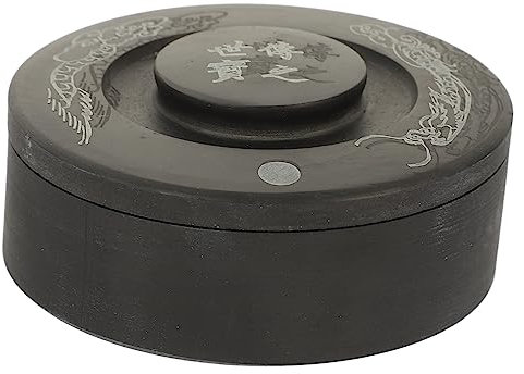 AUTSUPPL Kalligraphie Inkstone Mit Deckel Student Inkslab Für Traditionelles Schreiben Und Malen Langlebig Und Leicht Für Chinesische Kalligraphie Und Malwerkzeuge