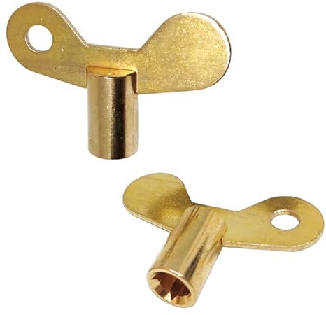 2 Pezzi Chiave di sfiato per radiatori, Valvola termosifone, Chiave quadrata, Chiave del radiatore, adatta ai riscaldatori, Rubinetto