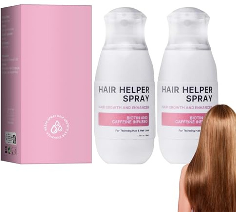 2 Stück Hair Growth Spray, 100ml Hair Revive 2.0 Haarspray, Haarwachstum Reiswasser Spay für Dünner Werdendes Haar, Rice Water Haarverdichtendes & Pflegendes, Hair Helper Spray für Frauen Männer