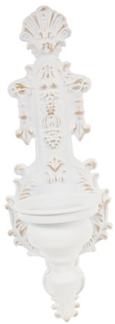 SOLUSTRE Wandkerzenhalter Aus Eisen Europäischer Stil Metall Wanddeko Wohnzimmer Flur Hotel Deko Mit Befestigung