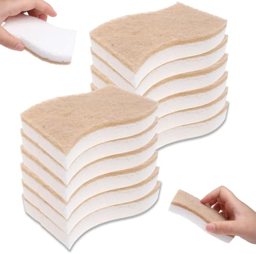Washing Up Dish Sponge, Kitchen Cleaning, Non Stick Cookware, Pan, Pot Heavy Duty Scouring Pad