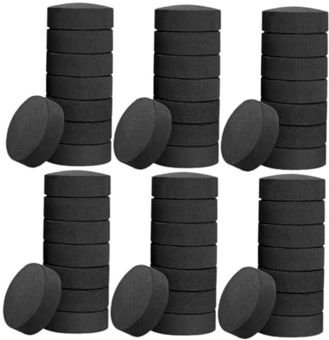Yardwe 70piezas Pastillas Vegetal Encendido Rápido Sin Humo Multifuncional para Barbacoa Exterior Cocina Portátil