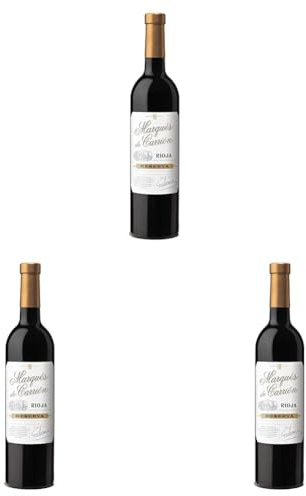 Marqués de Carrión Reserva - Vino Tinto D.O Rioja - 1 Botella x 750 ml (Paquete de 3)