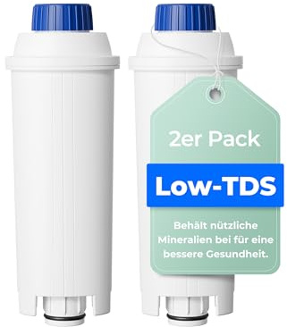 Waterdrop Low-TDS Filtro de Agua, Repuesto para De'Longhi®, Pack de 2