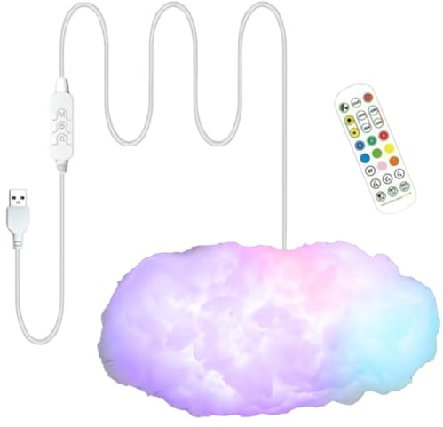 Besreey Lampadaire LED pour Plafond,Lampe Intelligente Dynamique avec Télécommande | Lampe Décor Esthétique Pièce | Pour Décoration Maison Chambre Salon Bureau Noël