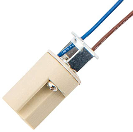 ODETOJOY 1pz presa portalampada G9 zoccolo di ceramica portalampada con base G9 lampade attacco Con cavo isol, attacco attacco per alogena LED CFL