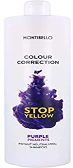 Montibello colour correction stop yellow shampoo 1000 ml (neutralizer+pigment lilac)