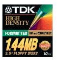 TDK 10 x Diskette - 1.44 MB - PC - Speichermedium