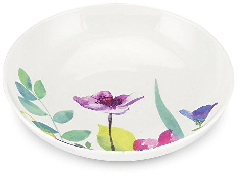 Portmeirion Water Garden Pasta Bowl, Set of 4, Multi-Colour