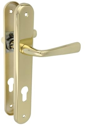 Amig - Set di Maniglie in Acciaio - Modello 252 - Misura: 250 x 40 mm - Quadrato 8 mm - Finitura: Ottone Verniciato