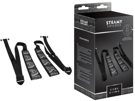 Steamy Shades Door Swing Sex Tür-Schaukel schwarz-grau