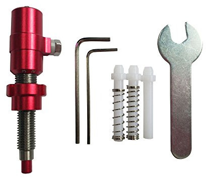 SHARROW Bogenschießen Button Plunger Cushion Aluminium für Recurvebogen Bogensport Bogenschiessen (Rot)