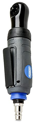 ABAC Llave de carraca Neumática 1/4 PRO - Tamaño compacto para espacios reducidos - Para diversas aplicaciones (interior del coche, servicio del motor) - Peso : 0,5 kg