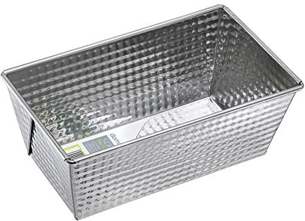 Domotti Szarlotta - Stampo per pane, 20 x 12 x 8 cm, in acciaio