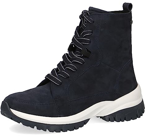 CAPRICE Damen Stiefeletten zum Schnüren Airmotion aus Leder mit Reißverschluss Weite G