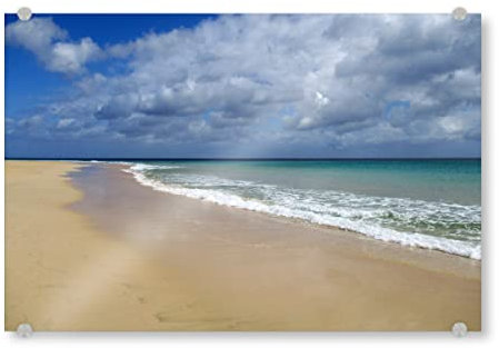 artboxONE Acrylglasbild 150x100 cm Natur Strand @ Beach Bild hinter Acrylglas - Bild Strand Ferien Fuerte
