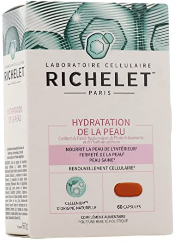 Richelet Hydratation de la Peau - Boite de 60 capsules
