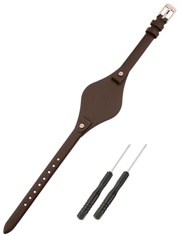 SANDEIN Fossil Ersatzarmband aus weichem Leder, 8 mm, kompatibel mit Fossil ES3077, ES3148, ES3262, ES4119, ES4176
