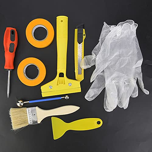 Juego De Herramientas De Llenado De Costuras De Azulejos, Kit De Esparcidor De Lechada, Juego De Herramientas De Llenado De Pegamento Para Costuras, Accesorios Para Relleno De Espacio De Azulejos, Aca