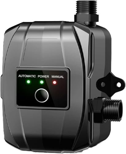 NCONCO Bomba de aumento de presión de 24 V, bomba de aumento de agua doméstica, 150 W, automática, mini bomba de agua fría y caliente, con accesorios de instalación para agua del grifo, inodoro